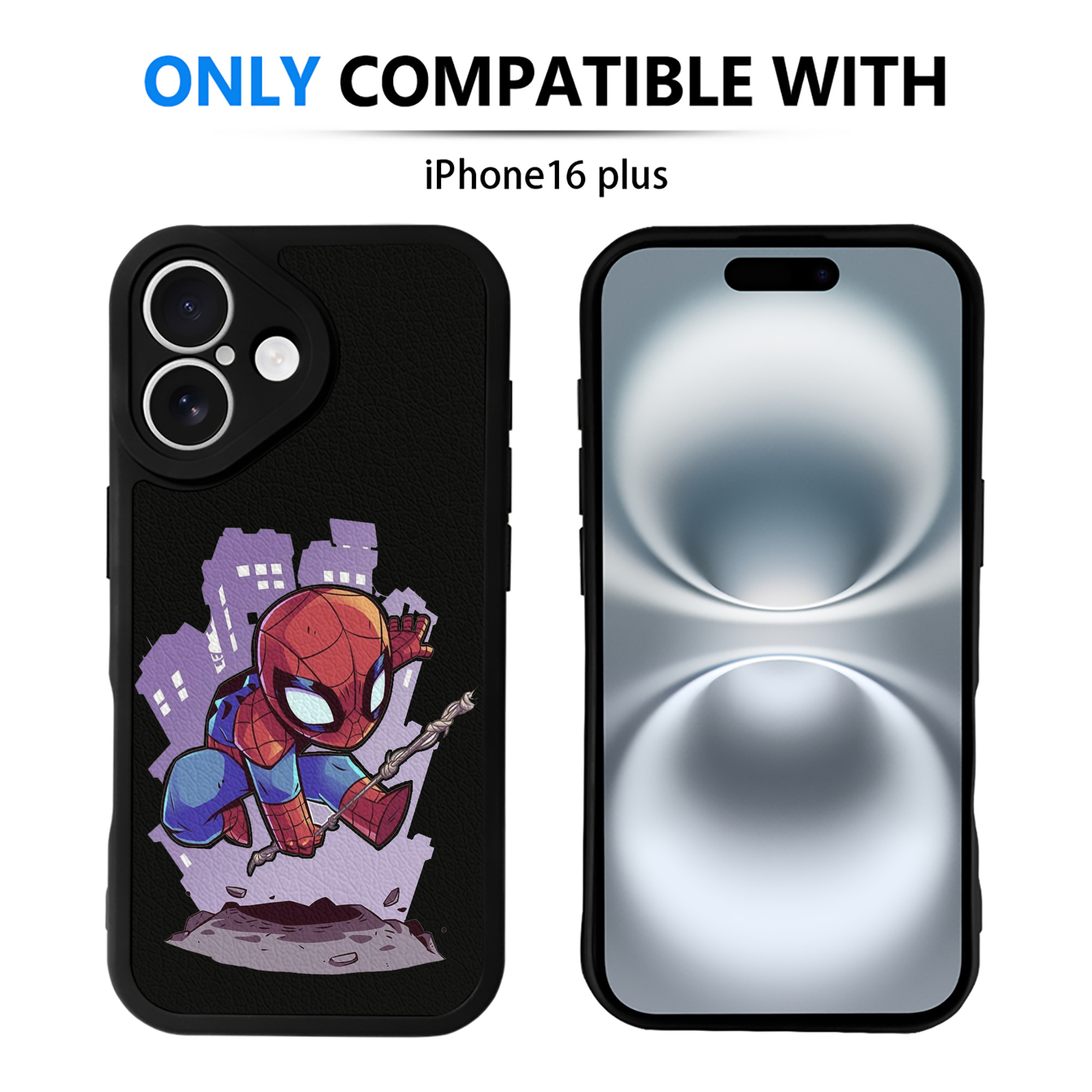 （画像用） アベンジャーズ The Avengers 【iPhone 16シリーズ対応】シリコンスマホケース（レザー調） 材質：シリコン